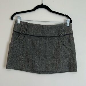 Gray miniskirt